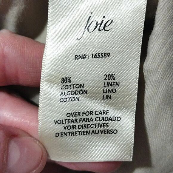 Joie Rainey Day Pleated Ultra High Rise Linen Shorts Large (12/ 14) NWT - Picture 14 of 15